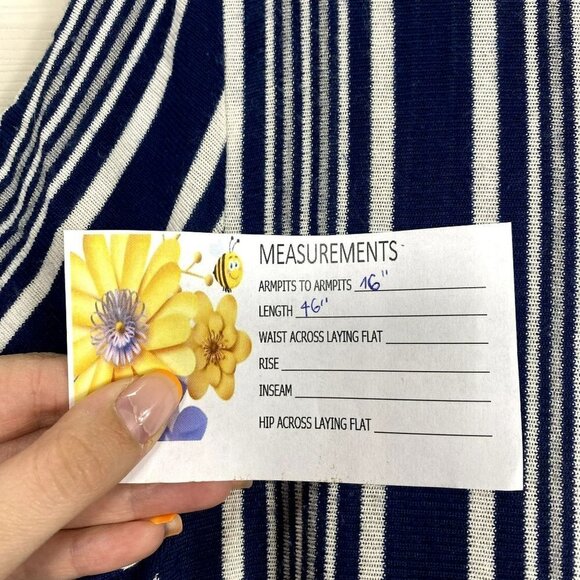 2/$30 Zara Striped Short Sleeve Maxi Knit Dress Size Small Relaxed Fit - Picture 9 of 9